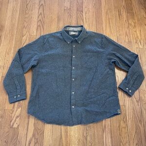 Men's Carbon2Cobalt Button-Down Shirt XL 100% cotton